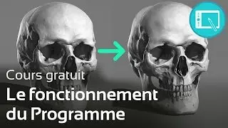 Fonctionnement des cours de digital painting du Programme - [Le Programme] 1. Chap 0