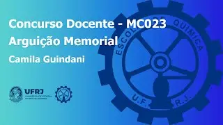 Arguição de Memorial Candidata  Camila Guindani - Camila Guindani