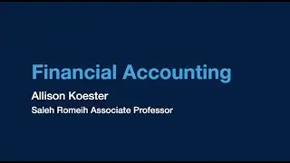 EMBA - Financial Accounting Course Video