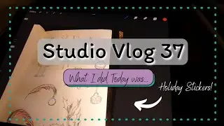 Studio Vlog 37 | Random Clips from August + New Shelf