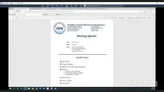 Election Commission Meeting 7.30.2020