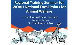 Regional Training Seminar for WOAH National Focal Points for Animal Welfare (Day 3) Afternoon