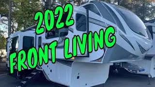 НОВИНКА 2022 ГОДА GRAND DESIGN SOLITUDE 380FL 5th WHEEL Dodd RV Full Time Front Living Solar 1 и 1/2 ванна