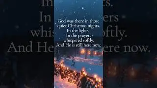 God is still here. 🌙#christmasfaith
