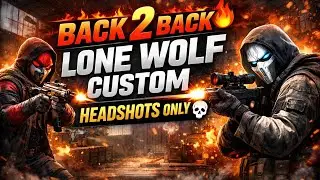 Back To Back Lone Wolf Custom | Non-Stop Action 🔥 | Free Fire | Like 👍 Comment 💬 Subscribe 🔔