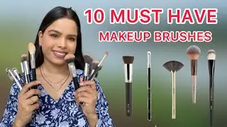 10 Must-Have Makeup Brushes for Beginners | Full Guide #makeupbrushes #makeupforbeginners #makeup