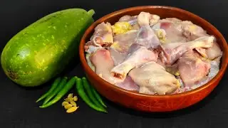 লাউ দিয়ে মুরগির মাংস রান্নার রেসিপি  || Lau diye Murgi Recipe || Chicken curry with Bottle gourd