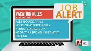 How to set boundaries for work while on vacation