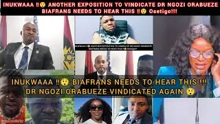 INUKWAAA‼️😲ANOTHER HEAVY EXPOSITION TO VINDICATE DR NGOZI ORABUEZE🤷&zwj;♂️ BIAFRANS NEEDS TO HEAR THIS‼️