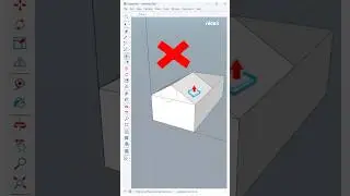 SketchUp tips 🌟 the fastest way to create a roof in SketchUp. #nicetowerpro #architecture #sketchup