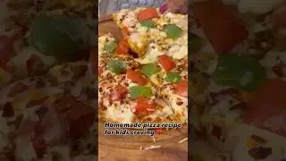 Homemade Pizza Better Than Domino&rsquo;s 🍕 No Oven Needed! | #pizza #homemade