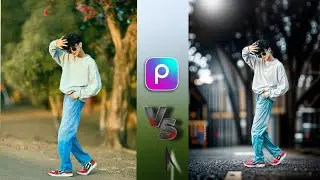 Picsart Dark Black Tone Photo Editing PicsArt change Background 