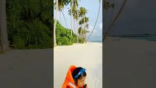 She Was Just Playing in Maldives&hellip; Then It Happened! 🌴🔥 #kunjoozymedia #shorts