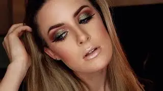 Holiday Glam Makeup Glitter and Glow: Green Lit Cosmetics Glitter