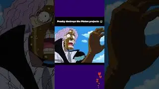 Franky destroys Pluton projects - One Piece