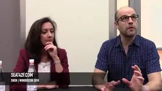 Siren Emily Whitesell, Eric Wald WonderCon Interview 2018 HD