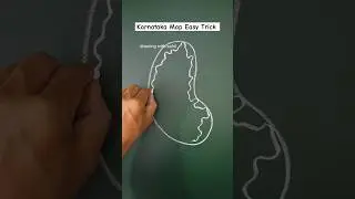 karnataka map drawing | how to draw karnataka map | karnataka map | karnataka nakshe #shorts