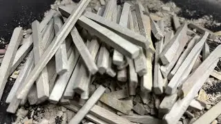 Semi wet slate pencil cleaning asmr #slate #satisfying #asmrtriggers #slatepencil #slatecleaning 
