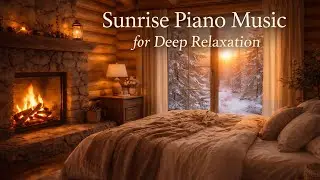 Sunrise Piano Music for Deep Relaxation | Calm Morning Ambience | Stress Relief | 5 Hours | 4K