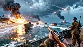 British warships attack Turkish forces.  [4k 60FPS] - BATTLEFIELD 1 Gameplay  [4k 60FPS]