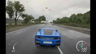 first time drive super car Ferrari F12TDF in rain FORZA HORIZON 3 gameplay#2 SJ gamer