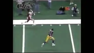 Tom Carter scores the only touchdown of his career in 1995 against the Rams
