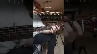 Guns N' Roses - Don`t Cry - Acoustic Guitar (tab)
