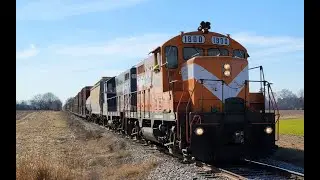 Pee Dee River Railway PD11 at Mt. Zion Church Rd w/ GP16 duo & nice P5 horn