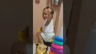 Playful Baby Gavin #baby #cutebaby #play #toytruck