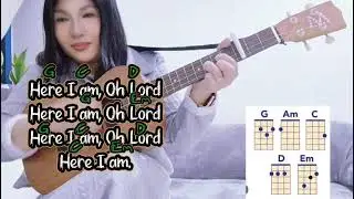 You Are My Refuge Here I Am with ukulele chords