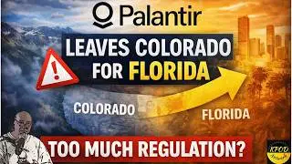 Palantir LEAVES Colorado - What Happens When AI Meets Regulation