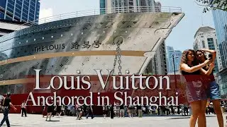 Louis Vuitton's new Shanghai landmark draws crowds, hotter than summer heat