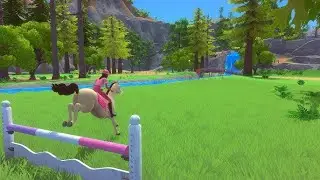 Barbie Horse Trails Jumping Course