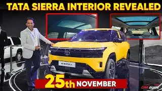 Tata Sierra Interiors Revealed 🔥 25 Nov Launch 🔥 Price - Petrol - EV 🤯 New Kia Seltos & Creta Rival
