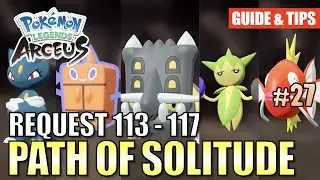 PATH OF SOLITUDE REQUEST (Sneasel, Rotom, Bastiodon, Roselia, Magikarp) - Pokemon Legends Arceus