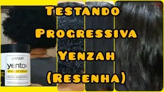 Como fazer progressiva em casa / Progressiva Yenzah / Resenha | COM AMIGA MELHORE