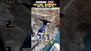Ranking the Best Falling Moments | Funny Fails & Epic Falls Compilation #Fail #FunnyMoments #shorts