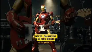 Marvel Characters as Rock Singers #marvel #fantasyart #digitalart #ai #superman