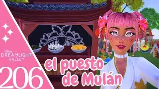 La RUTINA DIARIA y el TÉ de Mulán | Disney Dreamlight Valley