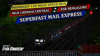 🔴LIVE | 12657 -  MAS KSR BENGALURU MAIL SF EXPRESS IN MSTS MIDNIGHT RUN #msts #mpyt #indianrailways
