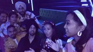 Diljit dosanjh with rising star contestant