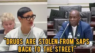 Watch Hon James confronting witness on Drugs being stolen from SAPS back to the street & Cartels 