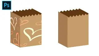 PAPER BAG MOCK-UP (1 MINUTE) / VANISHING POINT / ADOBE PHOTOSHOP CC 2019