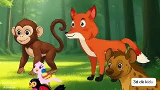 Bird, Fox, Monkey & Lion Hindi Moral Story | Birds Cartoon |  Hindi Story | Cartoon | Birds Story