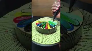 Chocolate Multi Colour Cake || Chocolate Cake Design #shorts #youtube #viralvideo #fyp #video