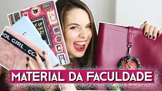 Meu material da faculdade (2018) | Mylena Matos