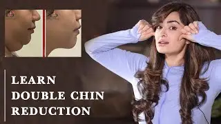 Face Yoga for Double Chin Reduction with Vibhuti Arora #faceyogabyvibhutiarora #faceyogaforjawline