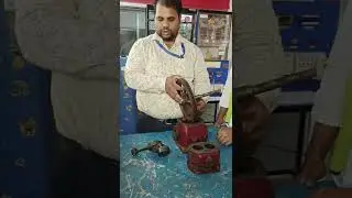 open type reciprocating compressor part and working