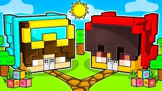 Битва за домик Нико против Кэша в Minecraft!