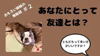 あなたにとって友達とは？（友達って多い方がいいですか？）